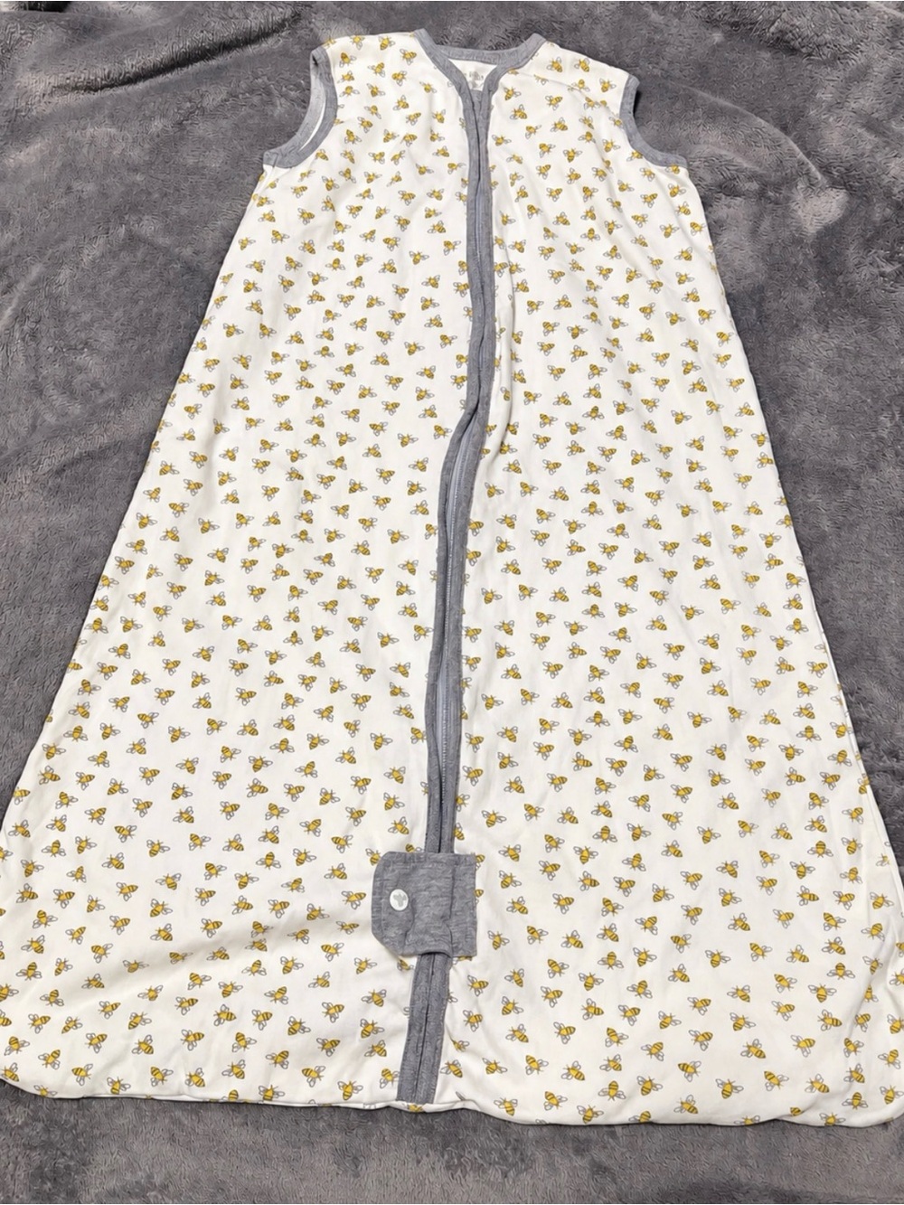 Burt’s Bees Baby Beekeeper Sleep Sack Bee Print Size M 6-12M